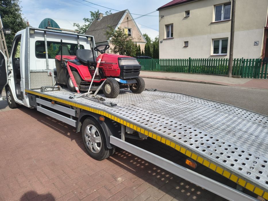 Pomoc drogowa autolawetą transport maszyn