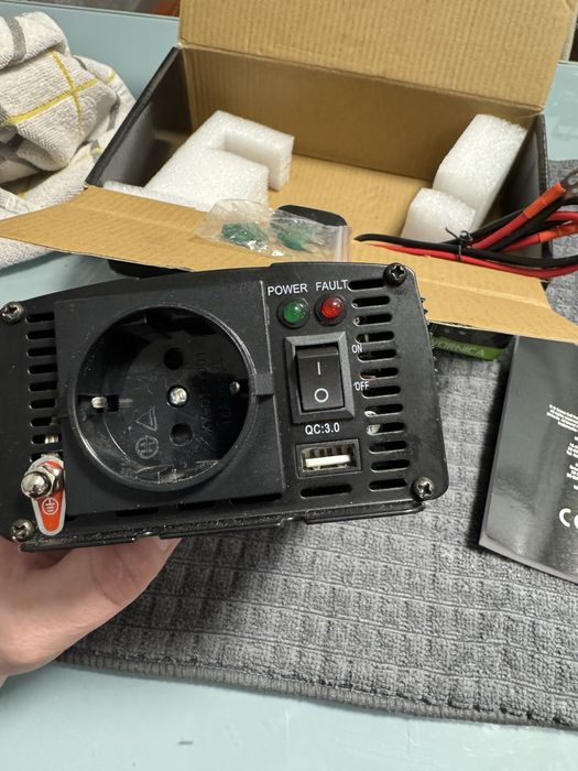 Інвертор  Green Cell 12 В → 230 В 300 Вт/600 Вт Inverter