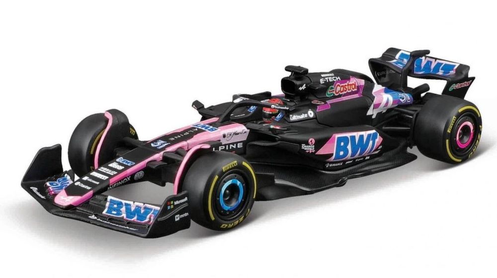 Alpine A524 (With Helmet) (Bahrain GP) (2024) ,74x66 mm