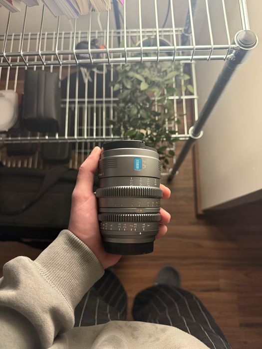 Lente Sirui 50mm t1.4 full frame cine lens (oferta filtro ND)