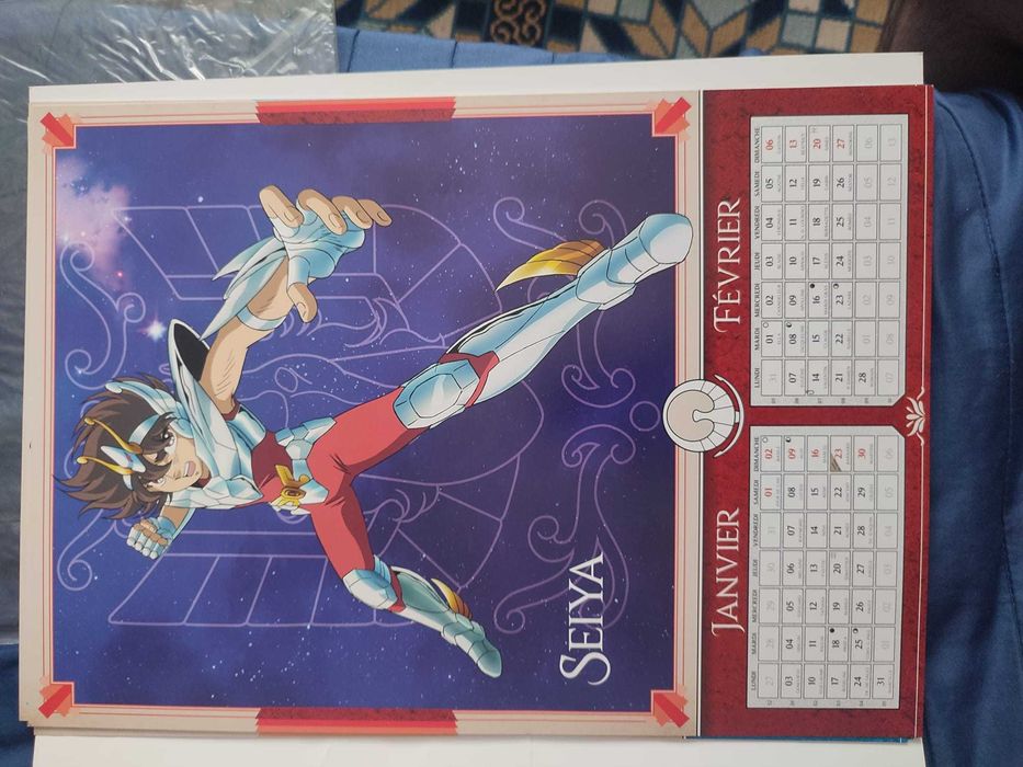 Calendário Saint Seiya 2022 – Edição de Colecionador – Como Novo