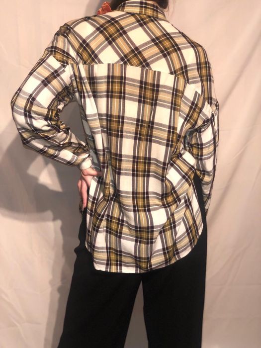 Koszula w kratę Bershka r.S