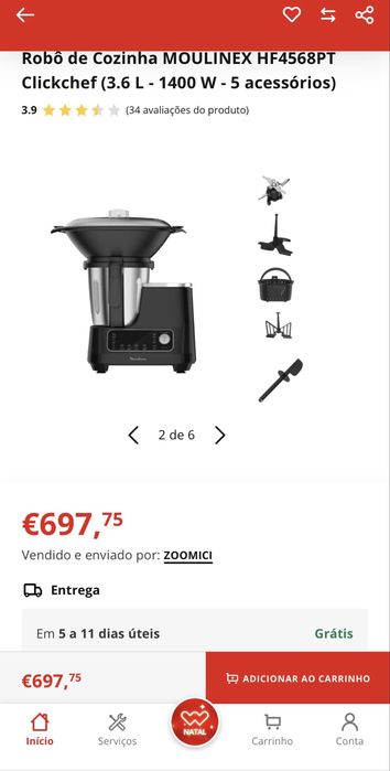 Robot de Cozinha Moulinex