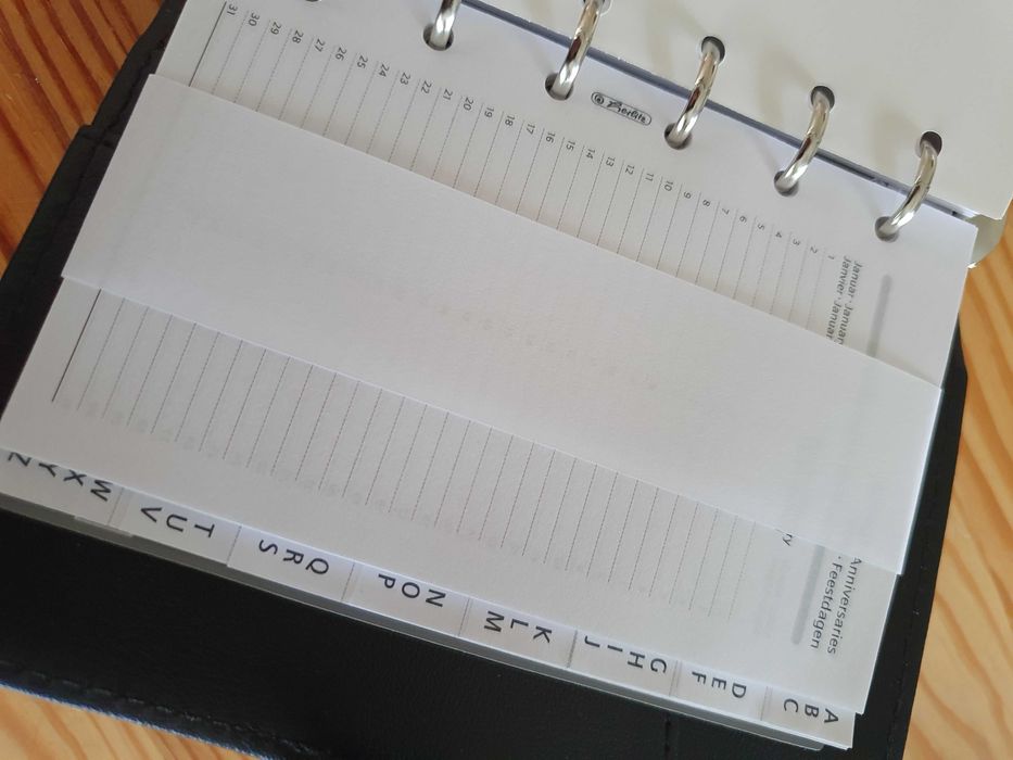 Czarny organizer Herlitz