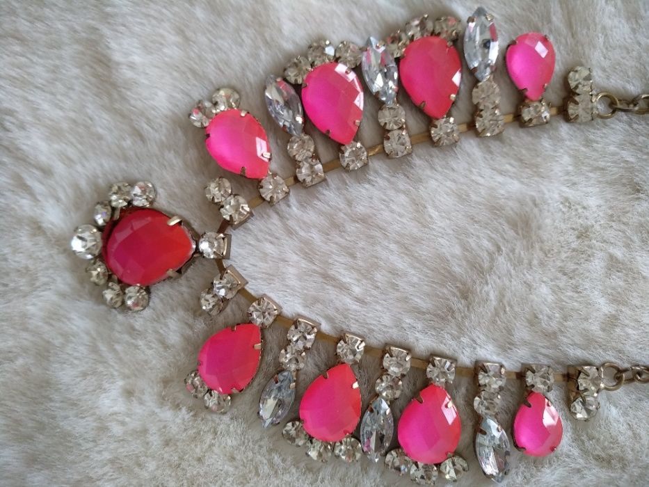 Colar de Pedras Rosa