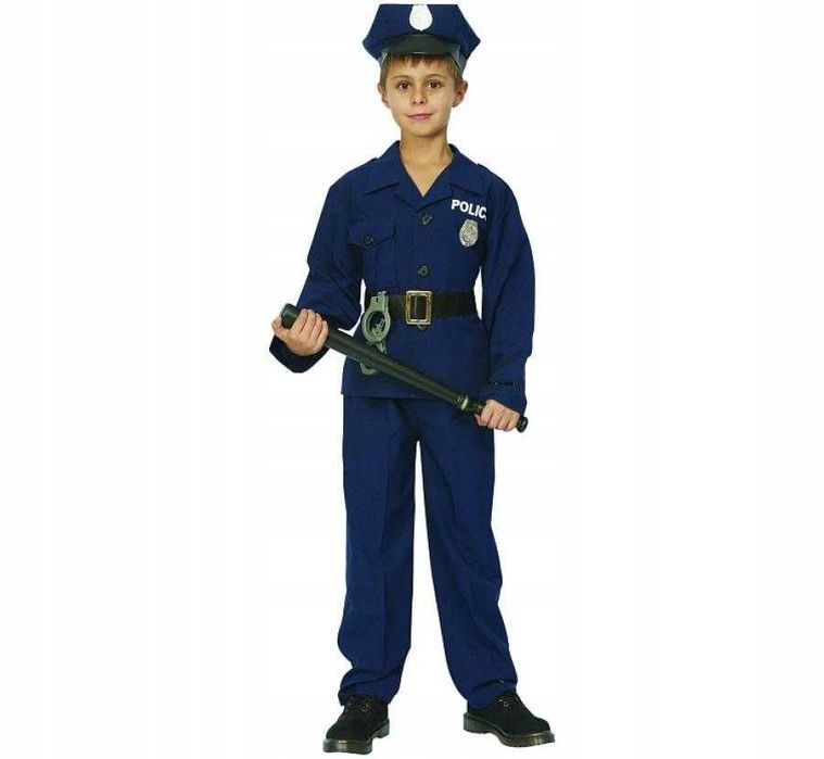 Strój dla dzieci Policjant z USA, rozm. 110/120 cm bal przebranie
