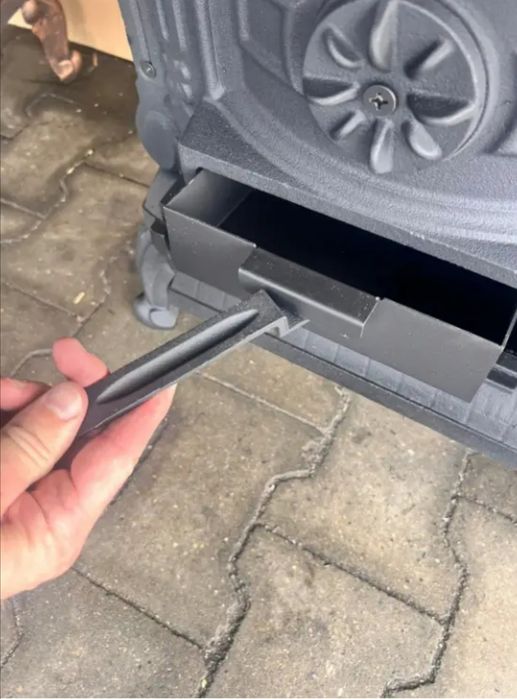 Чугунная печь камин Koza 9 кВт дрова  обогрев до 100 кв м