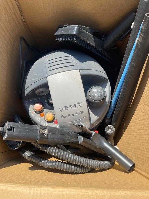 Conjunto Tábua de Engomar + Aspirador a Vapor Polti Vaporetto