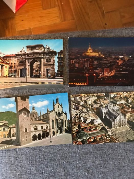 Postais da Tailandia e Itália