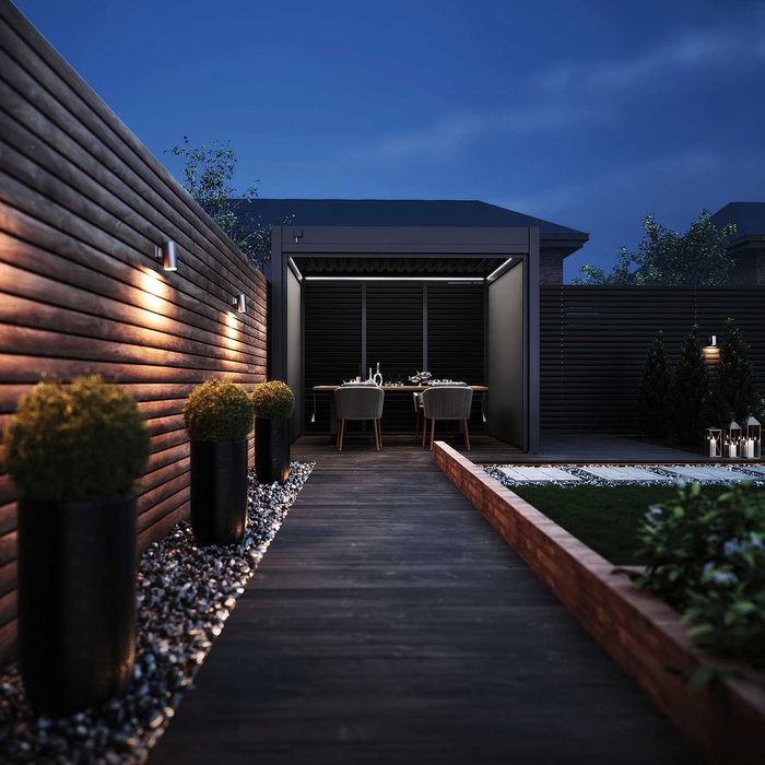 Pergola aluminiowa zadaszenie żaluzjowe - wolnostojąca