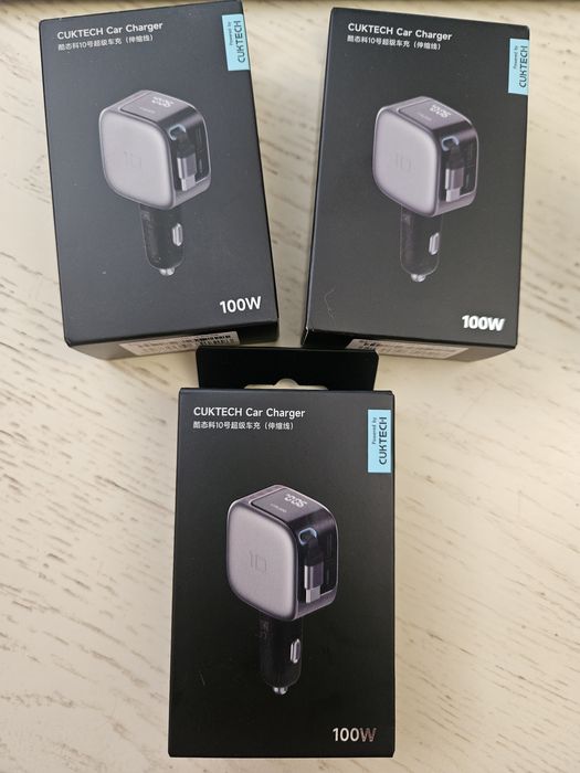 Cuktech 10  100w, зарядний пристрій в авто, НОВИНКА