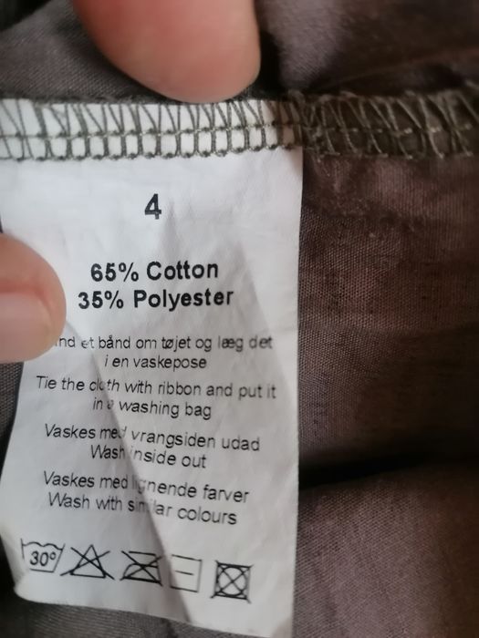 Krótką  Narzutka z bawełny   i bluzka Koszula na suwak pachy 64 x 2