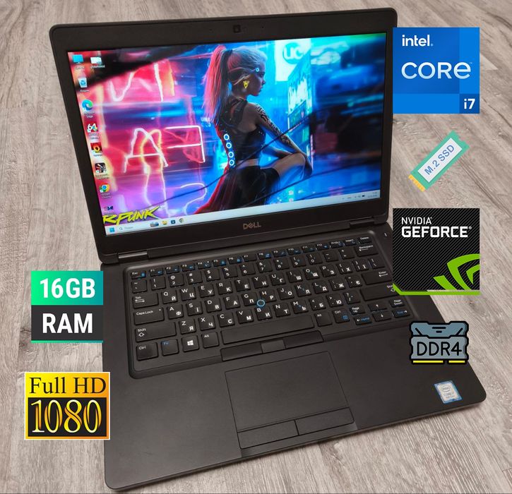 Мощний ноут 12ядер/NVIDIA/FullHD IPS Touchscreen/SSD/ноутбук для ігр і