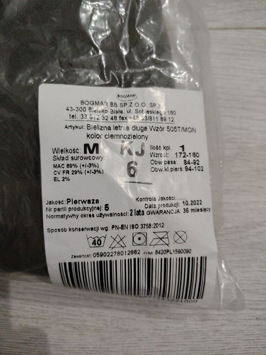 Bielizna letnia długa