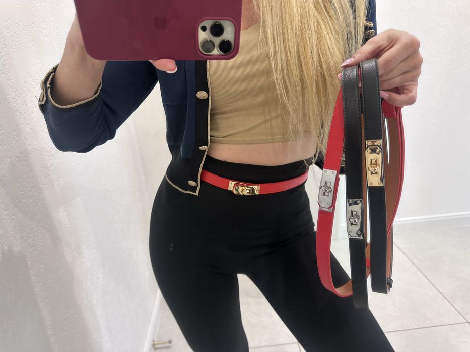 Ремни люкс эко- кожа