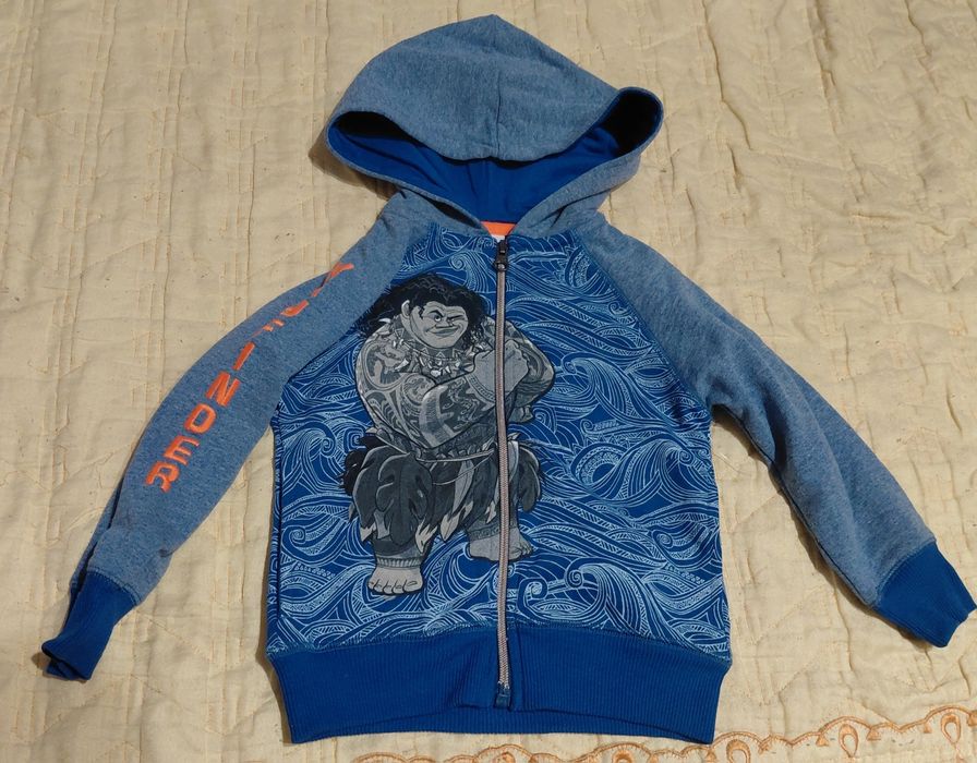 Disney Vaiana Maui bluza z kapturem 92