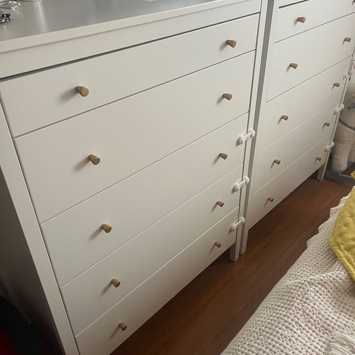 2 cómodas ikea como novas