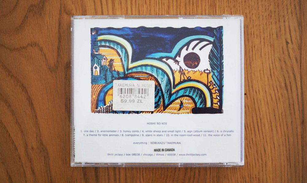 Nobukazu Takemura Hoshi No Koe 2001 CD