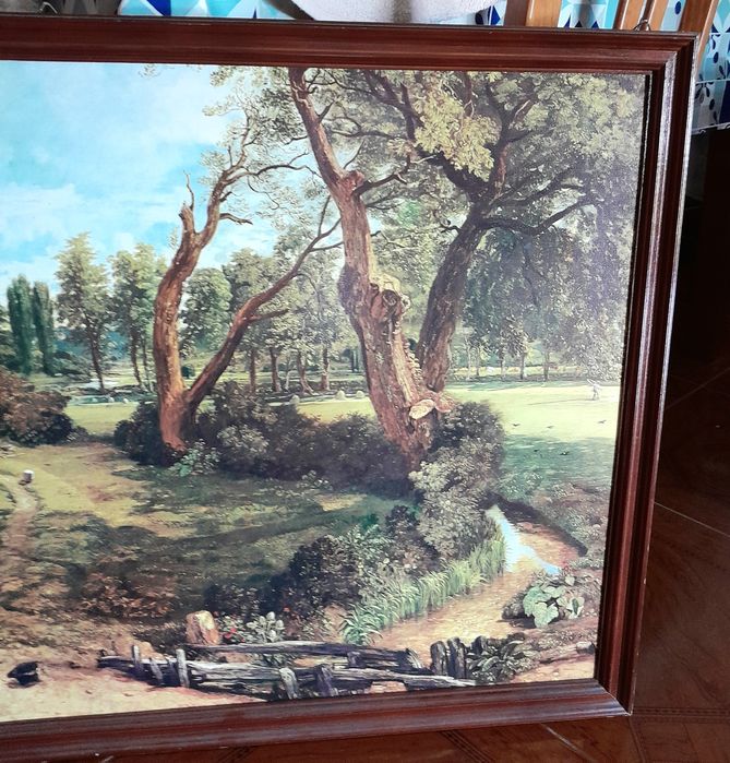 Quadro desportivo de parede Inglês de pintura rural
