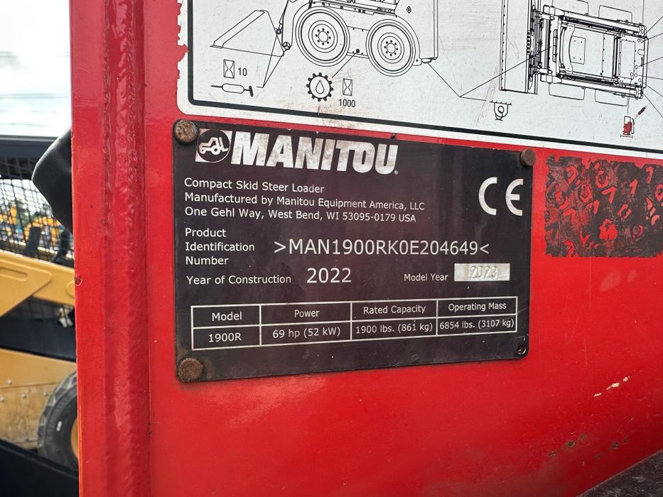 Мінінавантажувач manitou 1900 R