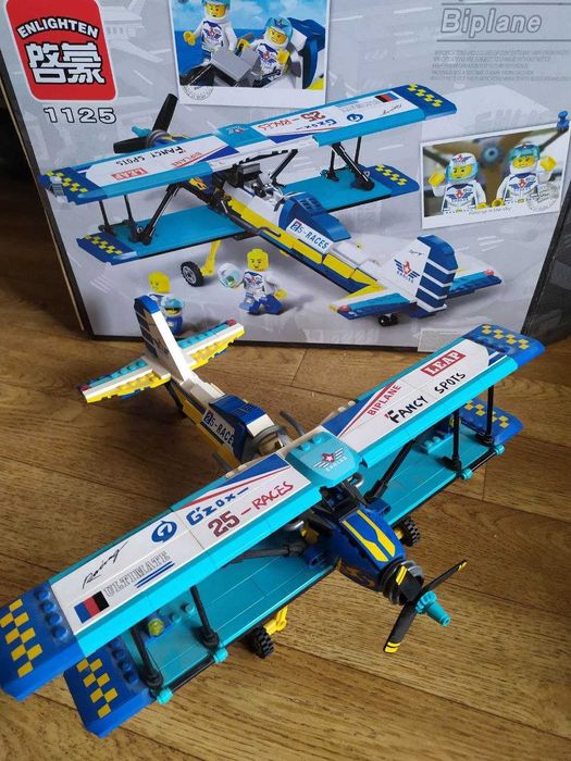 Конструктор Enlighten Brick 1125 "Биплан" 328 деталей