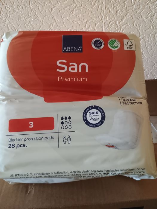 TENA и SAN прокладки из Германии