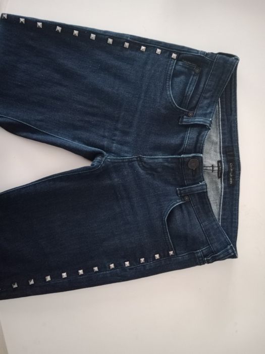 Calvin Klein S M 28 32 jeansy spodnie jeansowe granatowe