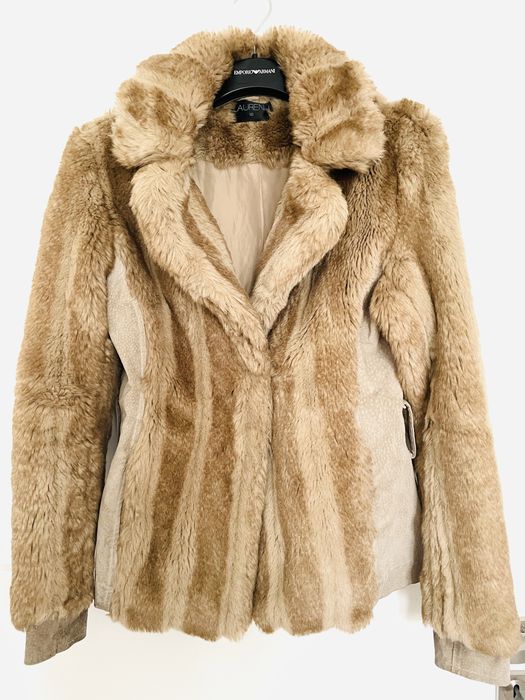 Laureen.J futerko beż skóra naturalna 38 10 M