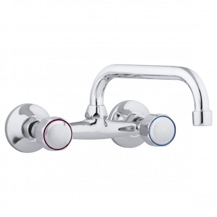 Bateria Kuchenna Ścienna Kran Obrotowa Wylewka Do Zlewu Retro Klasyk