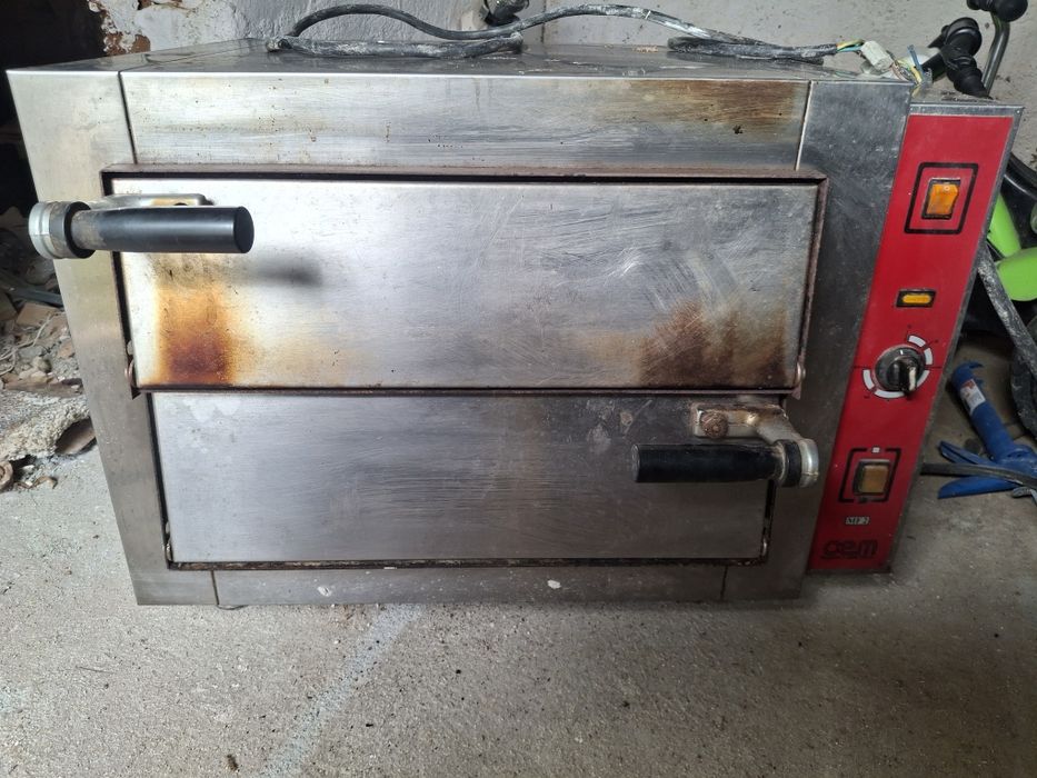 Forno industrial de pizas