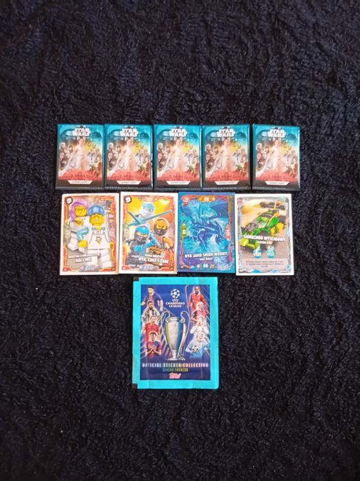 Karty kolekcjonerskie Star Wars Lego Ninjago Champions League