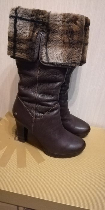 Кожаные сапоги ugg (оригинал)