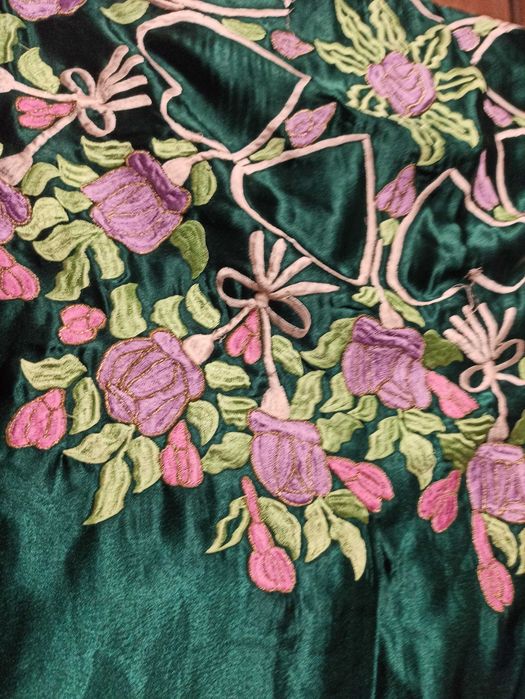 Атласное покрывало - пододеяльник на кровать 180 х 200 см