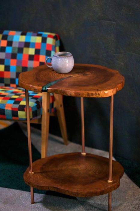 Stylowy Stolik Kawowy MaKonWood