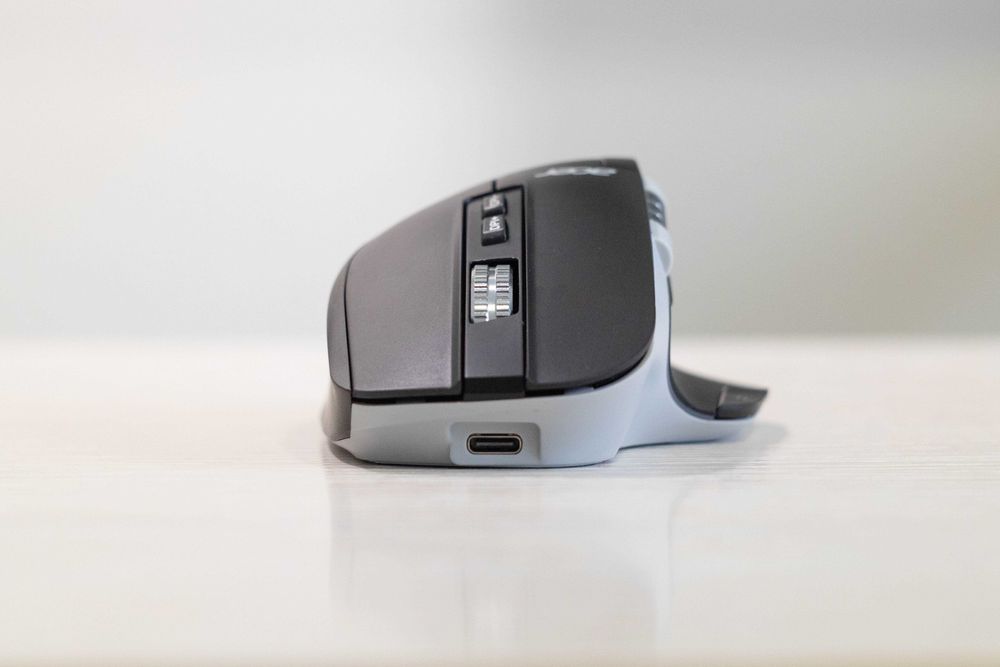 Миша ACER OMR225 (black), безшумна, RGB