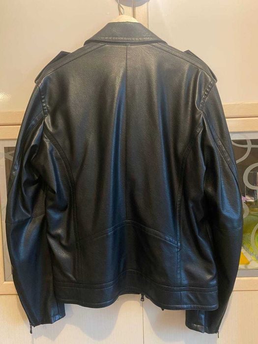 косуха кожанка кожаная куртка новая унисекс SISLEY