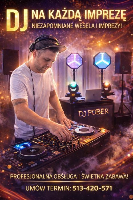 DJ wesela 18ki i inne imprezy okolicznościowe!