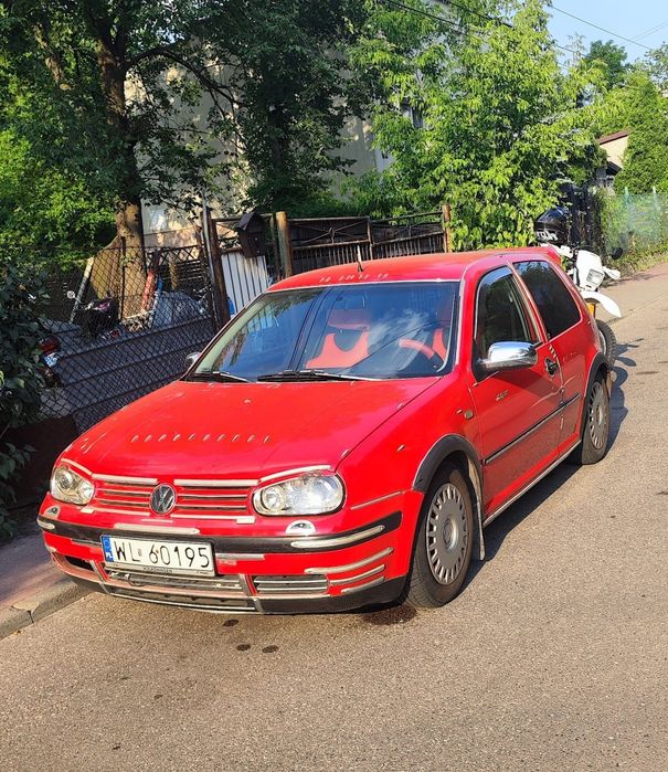 VOLKSWAGEN GOLF 1.9TDI z 1998r Wspomaganie, Klima, Aktualne Opłaty Tanio!