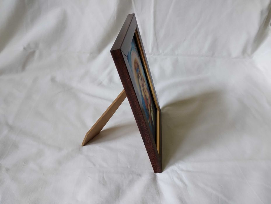 Matka Boża z Jezusem Obrazek z efektem 3D do postawienia 15,5 x 20,5cm