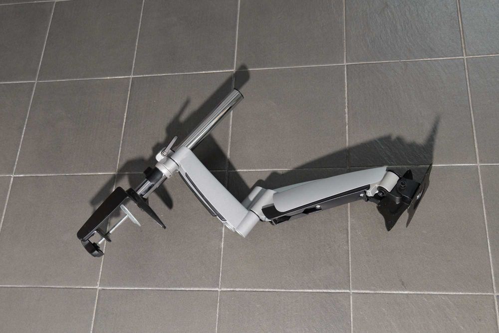Suporte Articulado Duplo para 2 Monitores – Fixação Mesa