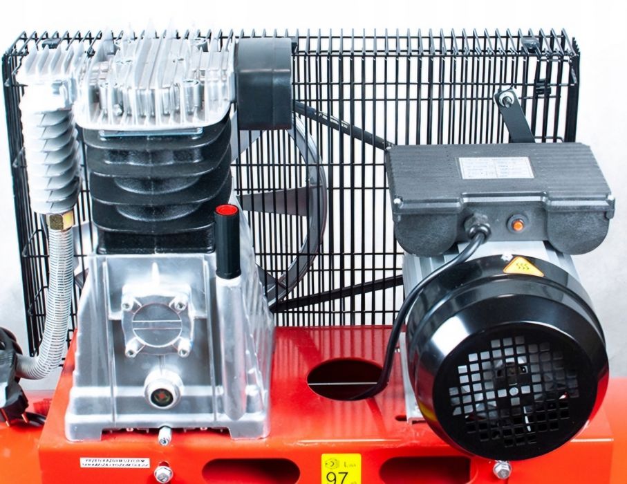 Kompresor olejowy 2tłoki Sprężarka 100l. 10BAR!  Gwarancja