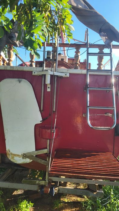 Jacht drewniany długość 7.5 m