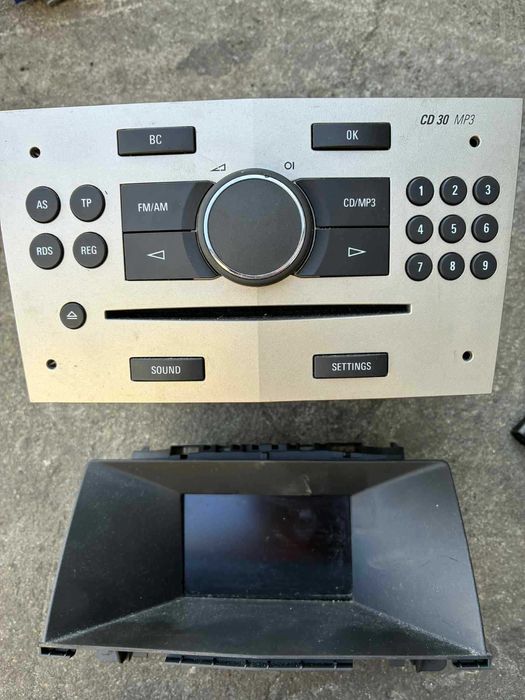 wyświetlacz ekran radio opel astra H zestaw