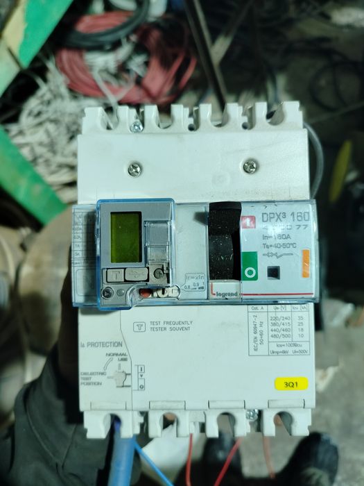 Legrand Dpx 160 z członem różnicowoprądowym