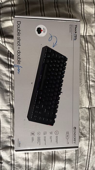 Klawiatura Endorfy thock 75% (nowa z plombą!)