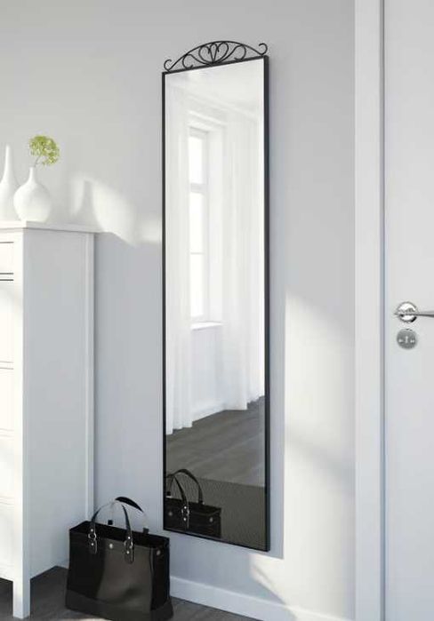 Espelho Alto IKEA Preto de Pé – Corpo Inteiro