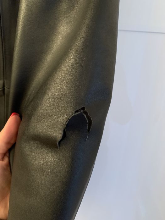 Skórzana kurtka marynarka 38