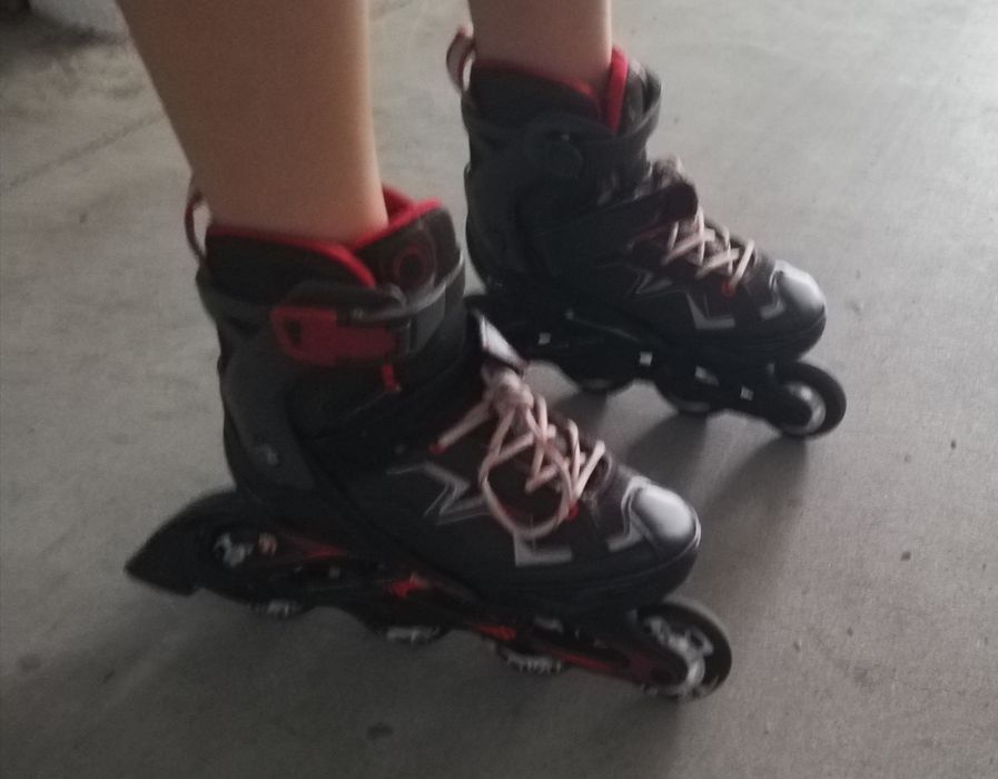 Patins em linha criança tamanho 32 a 36