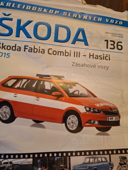 Kultowe auta skoda fabia combi III strazacy