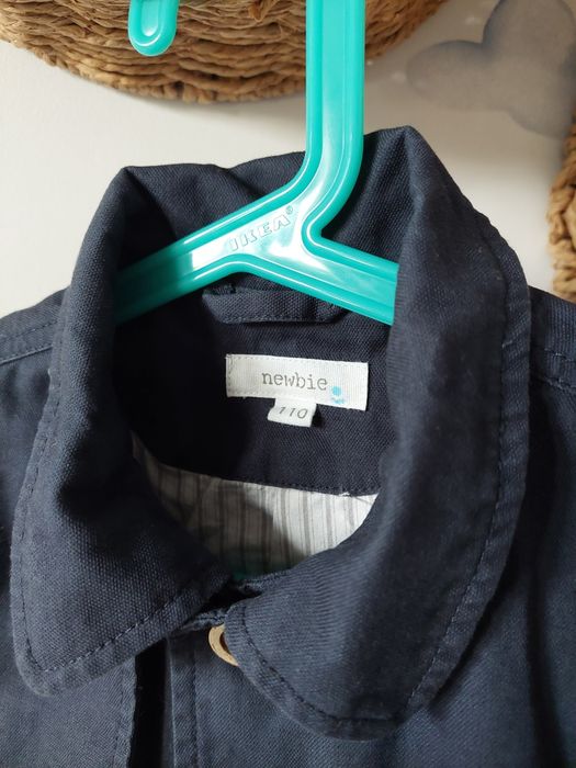 Trencz płaszczyk kurtka elegancki letni Newbie 110 granatowy